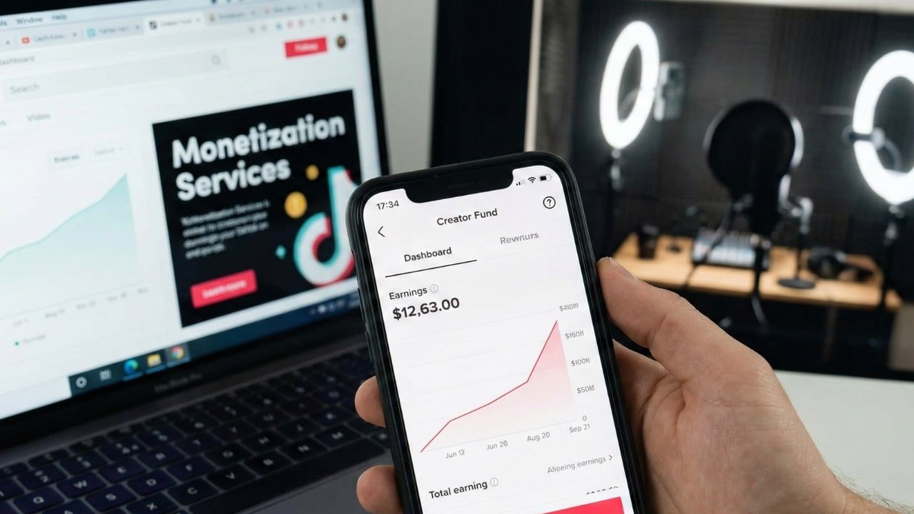 TikTok Monotization Service Image